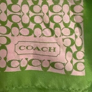 Coach Silk Scarf